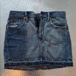 Polo by Ralph Lauren Blue Denim Midi Skirt